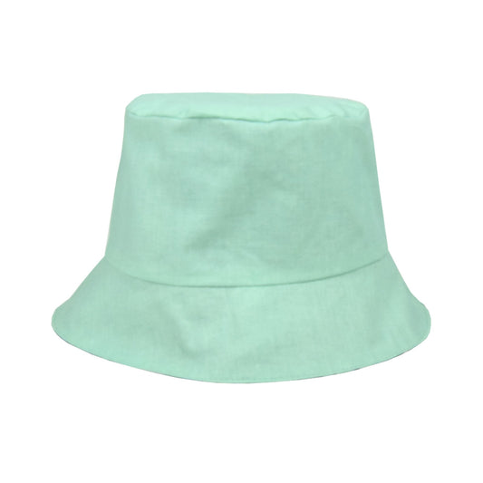 Reversible upcycling bucket hat for kids