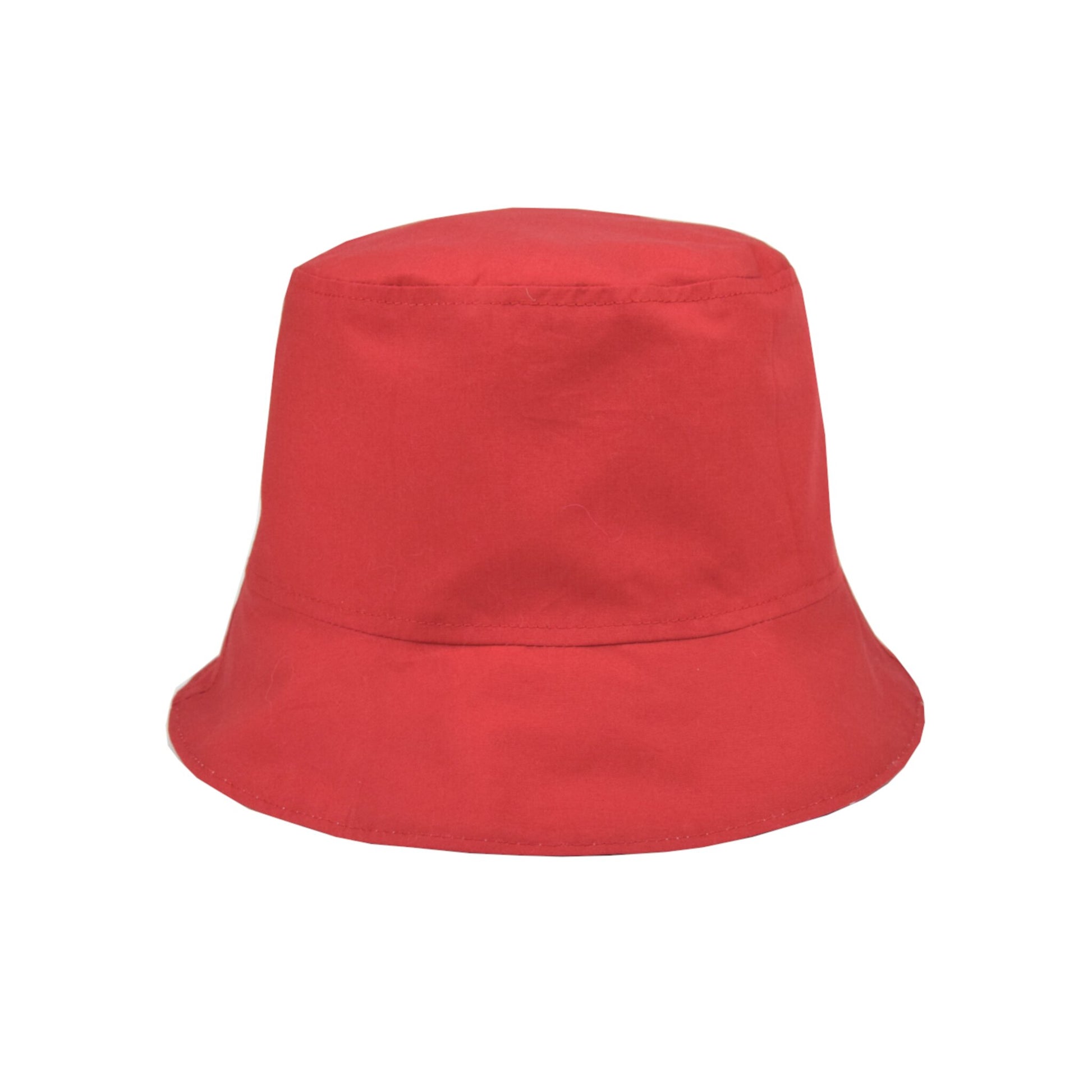 Réversible upcycling hat for kids red