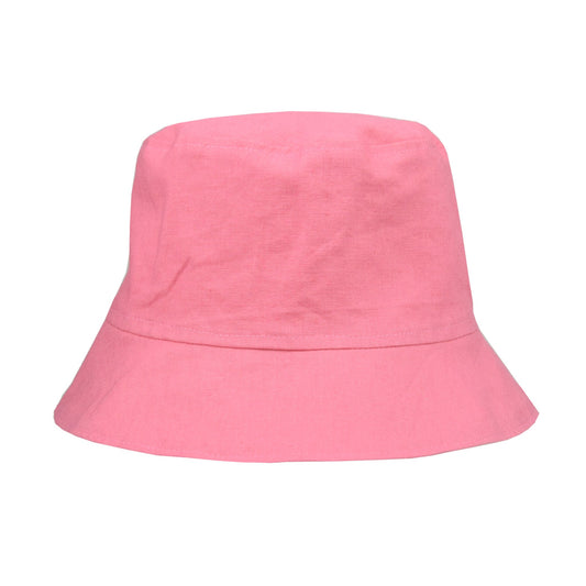 Reversible upcycling bucket hat for kids pink