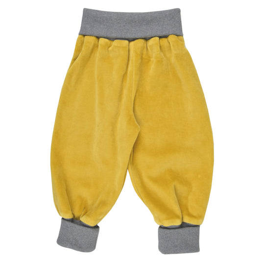 toddler trousers pants yellow organic cotton